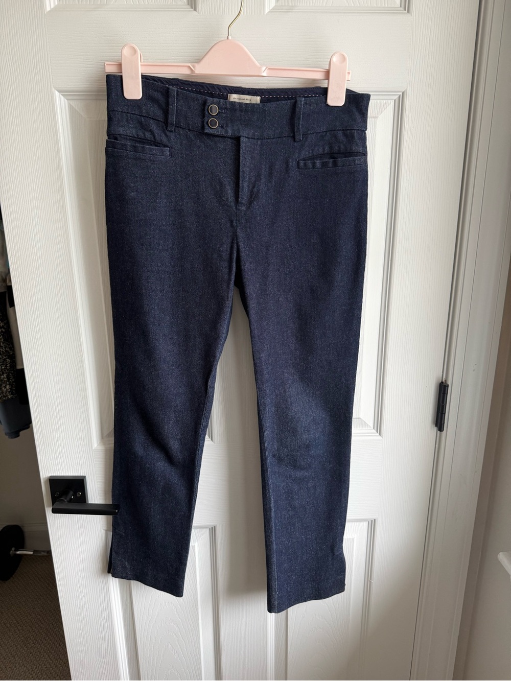 Anthropologie Dark Navy Ankle Cropped Jeans